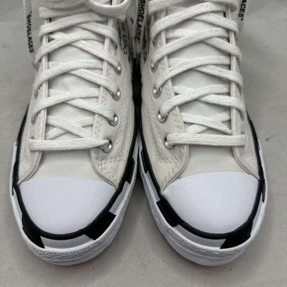 Converse Off White x Chuck 70 White Hi All-Star 2018 Mens 7/ Womens 9 - 163862C - Picture 5 of 9